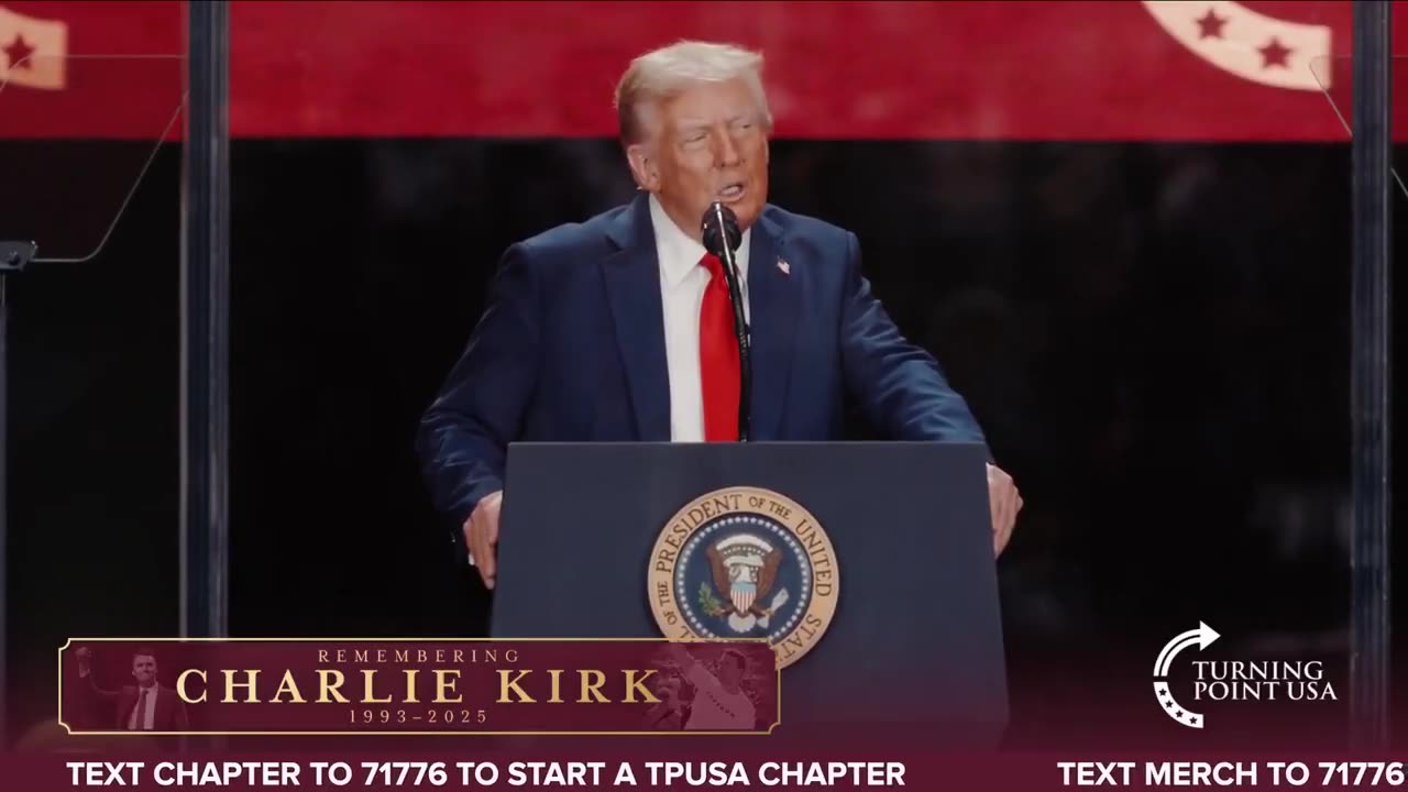 . @POTUS : "Shortly before Charlie arrived on campus the day he was assassinated, a staff