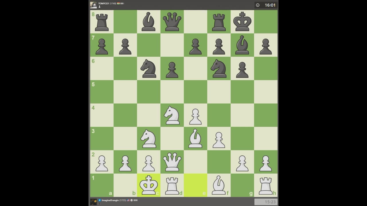Typical 1700 elo (chess.com) rapid 15-10 game