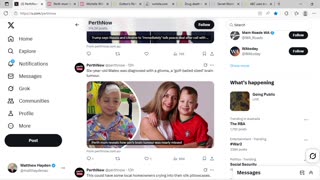 Perth Now's cowardly creeps use story on sick child called Mateo to curse Q