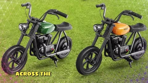 HYPER GOGO Cruiser 12 Kids Electric Motorbike 160W 24V 5.2Ah 12*3.0 Inch Tire Mini Electric Scooter