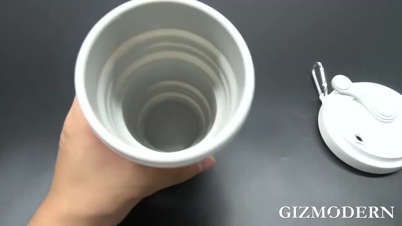 Take Hydratation on the Go with Ultimately Collapsible Travel Cup