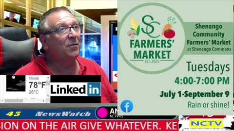 NCTV45 NEWSWATCH MORNING TUES JULY 15 2025 WITH ANGELO PERROTTA