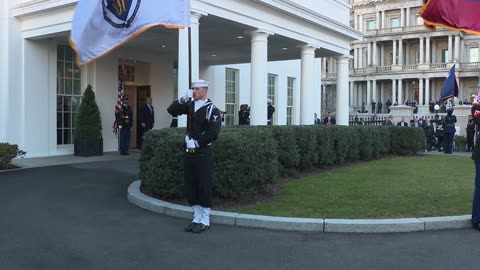 🇺🇸🇮🇱 PRESIDENT TRUMP GREETS THE PRIME MINISTER OF ISRAEL | STRENGTHENING U.S.-ISRAEL RELATIONS! 🤝🏛️