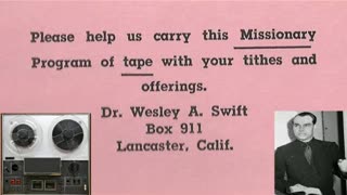 Dr. Wesley Swift - Gold Tried in the Fire 10/17/65