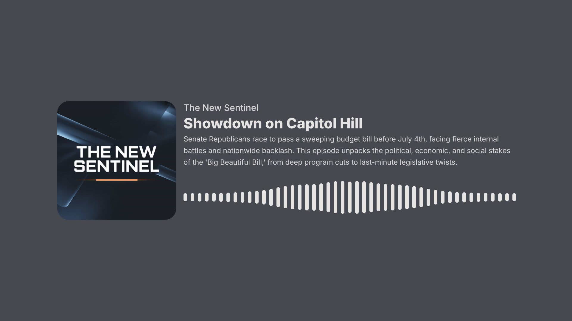 Showdown on Capitol Hill