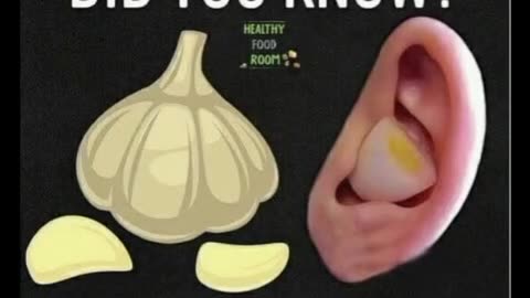 Garlic ears healing