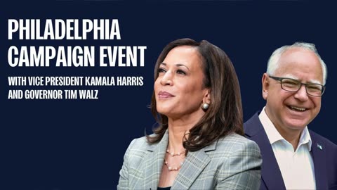Philadelphia Rally with Vice President Kamala Harris and Governor Tim Walz Biden