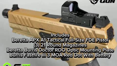 BERETTA APX A1 TACTICAL FDE COMBO