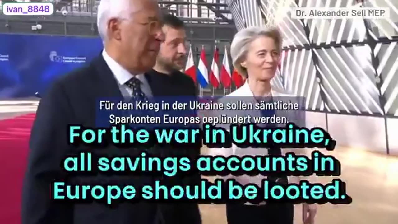 Ursula von Leyen is being trashed here by AfD.