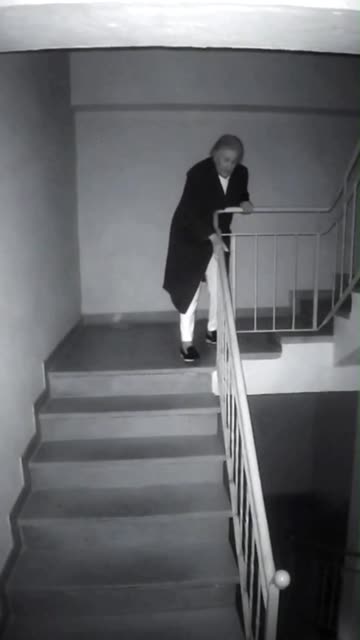 This 80-Year-Old Woman Didn’t Use the Stairs #CCTVFootage