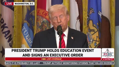 RSBN President Trump Signs EO to End the Department of Education - 32025