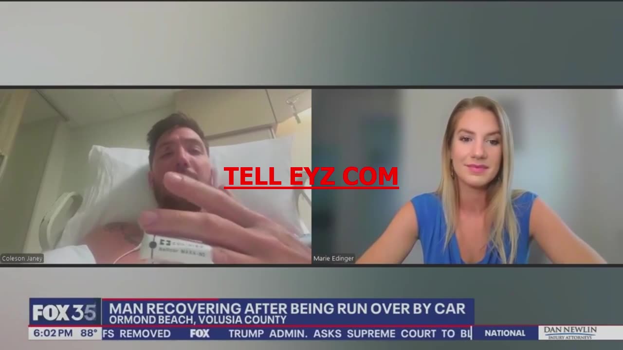 Man recovering after being run over by vehicle on beach