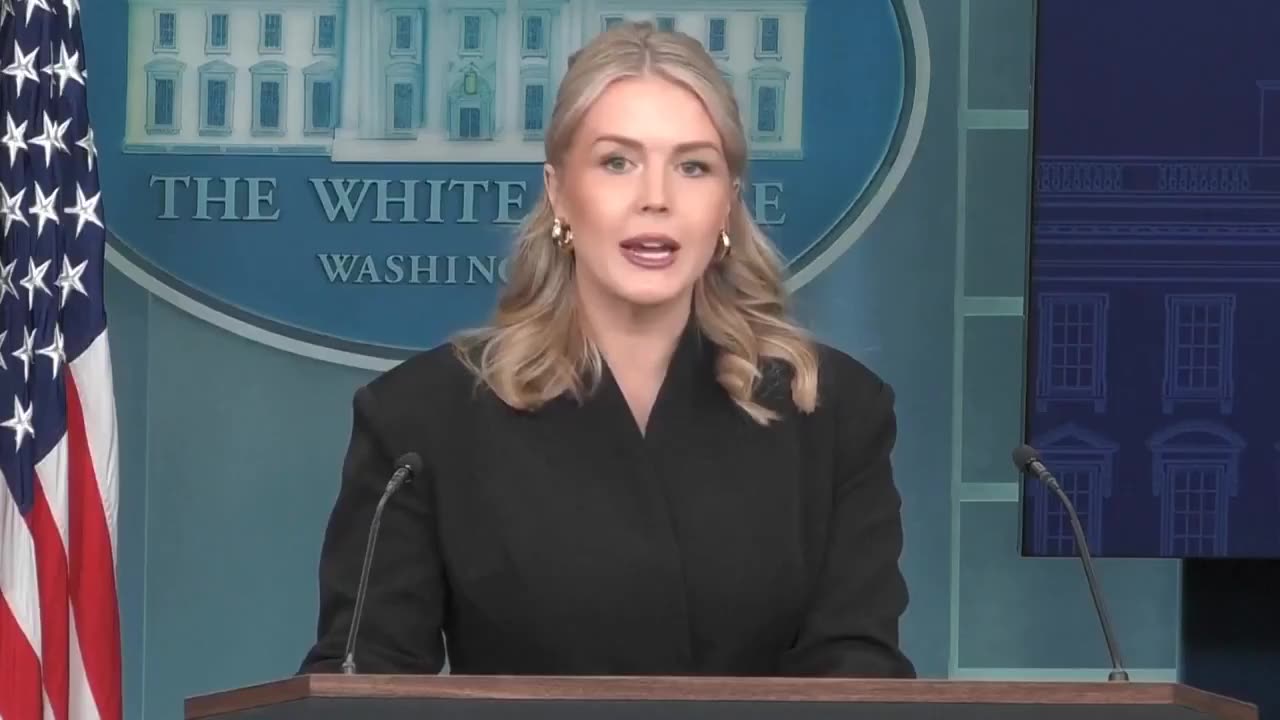 WH Press Sec. goes through some of the economic progress made in 2025