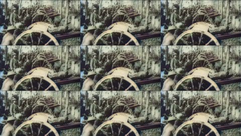 33 - My heart is at war with you - WW1 Inspired Trench Music - Colourized Footage