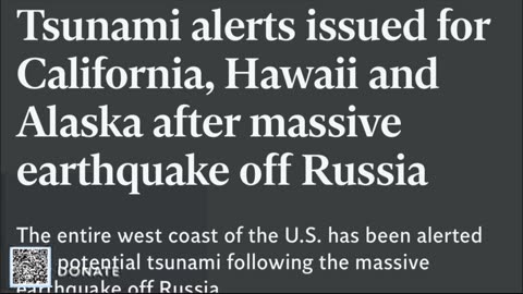 Tsunami evacuate coastal areas as tsunami warnings rattle Pacific