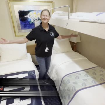 Carnival Conquest Inside Quad Cabin 9240 | Surprisingly Spacious for Families