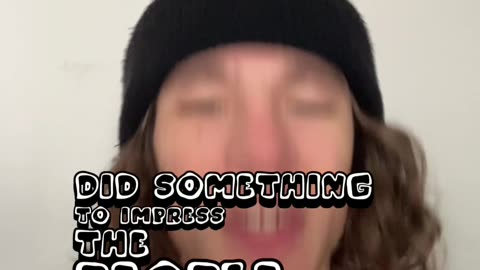 she truly thought she did something