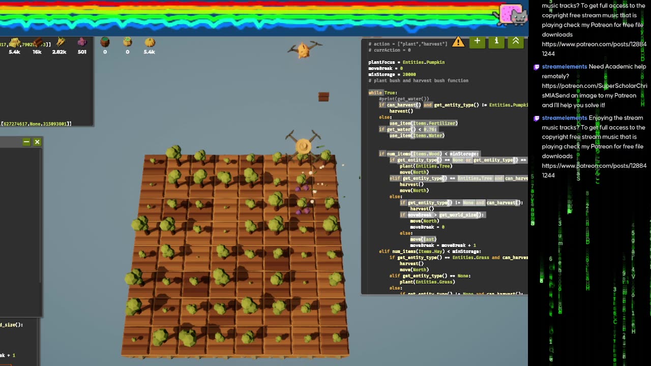 Replacing the Farmer with Python Algorithms