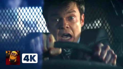 Novocaine (2025) 4K - Stealing a Cop Car to Save the Girl! Scene _ Movieclips