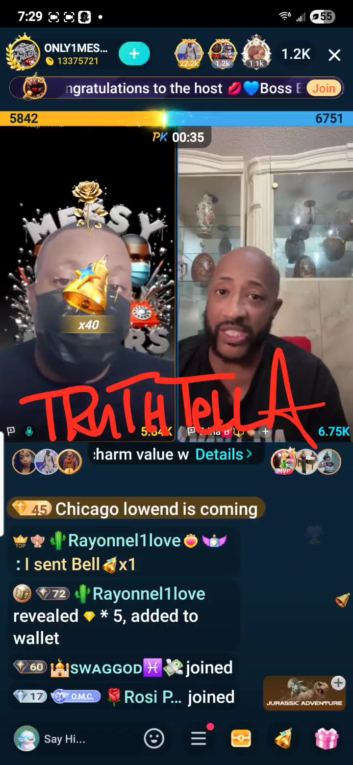 MESSY CALLER EVENING MESS PT. 2 PEDO-FLOP TRINA B PLAYING IN HIS FACE