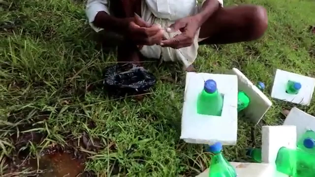 Old Man & Bottle Fishing