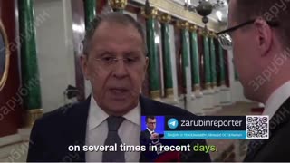 Lavrov says Trump is being misled on Ukraine by advisors