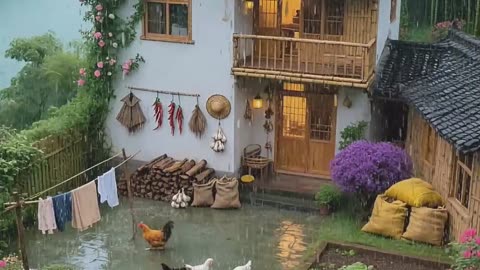 Village Resort with Floral Garden