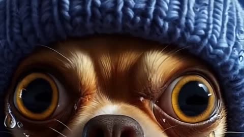 Chihuahua playing video games