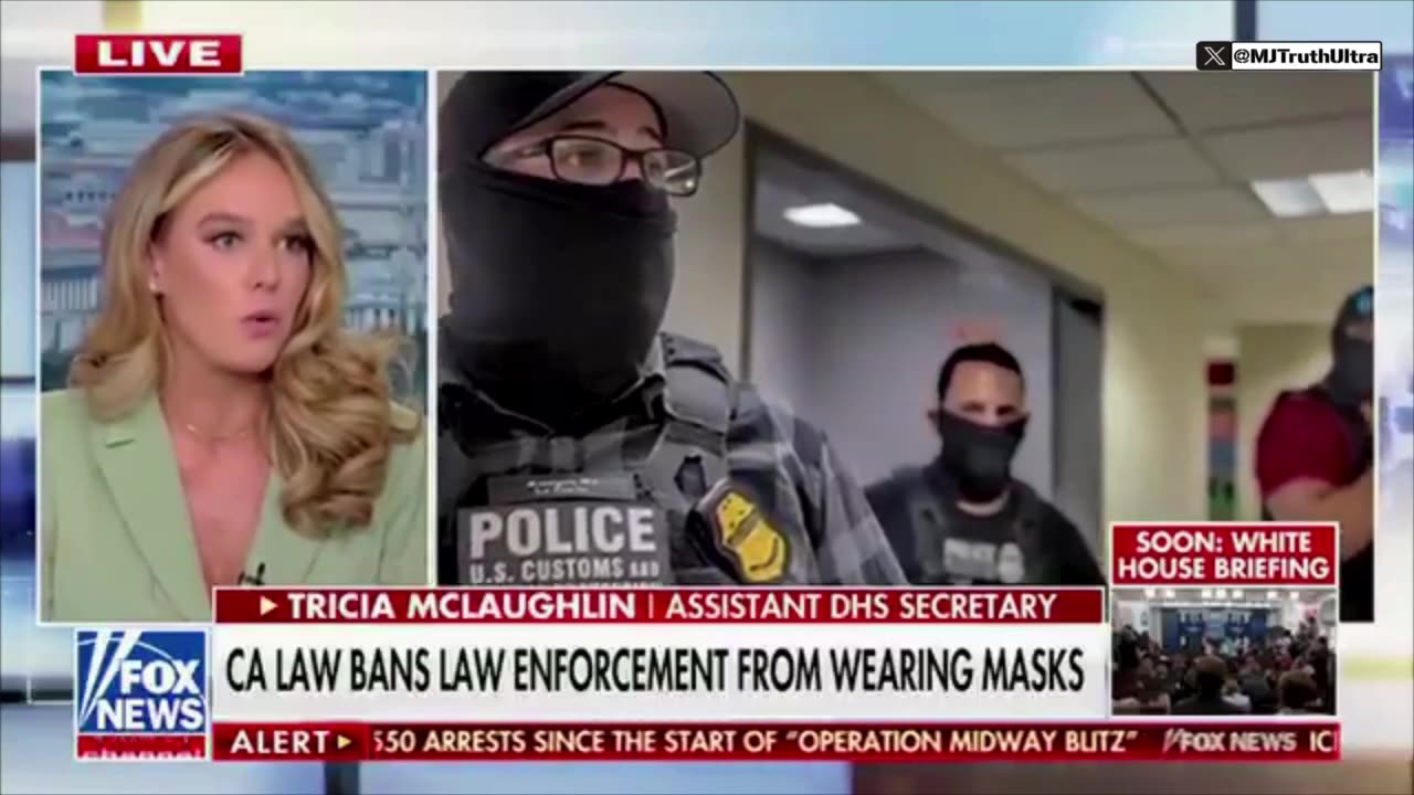 Gavin Newsome announces he will be signing a bill to FORCE Ice agents to Remove their Masks 🤣