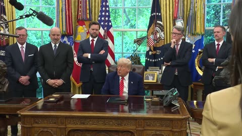 President Trump Makes a Trade Announcement, May 8, 2025