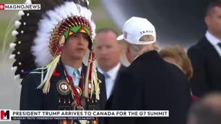 President Trump has arrived in Canada for the G7