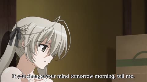 Anime Yosuga no Sora-This is what your sister does when getting dress