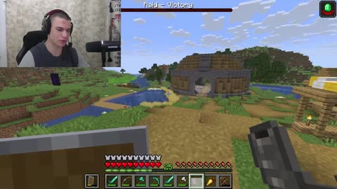 Minecraft Raid Battle – And We Actually Defeated Them!