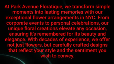 Park Avenue Floratique - Flower Arrangements in NYC