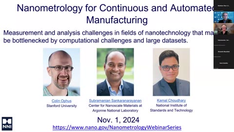 MIT/NNI: Nanometrology Involving Big Data, AI, and Modeling