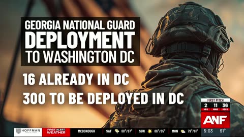 Kemp: Georgia sending 300 National Guard troops to DC