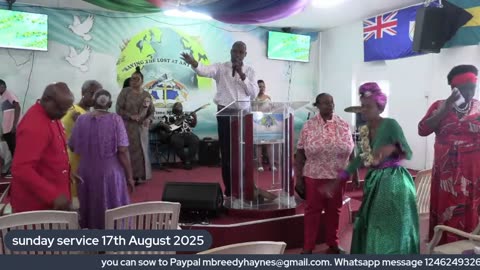 sunday service 17th August 2025