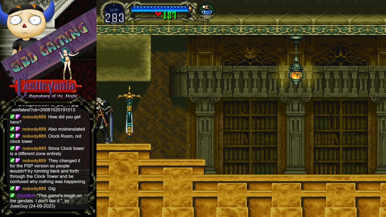 Castlevania Symphony of the Night - Stealing Dracula's tunic