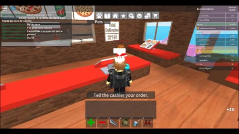 ROBLOX-Work At A Pizza Place-I'm a manager!