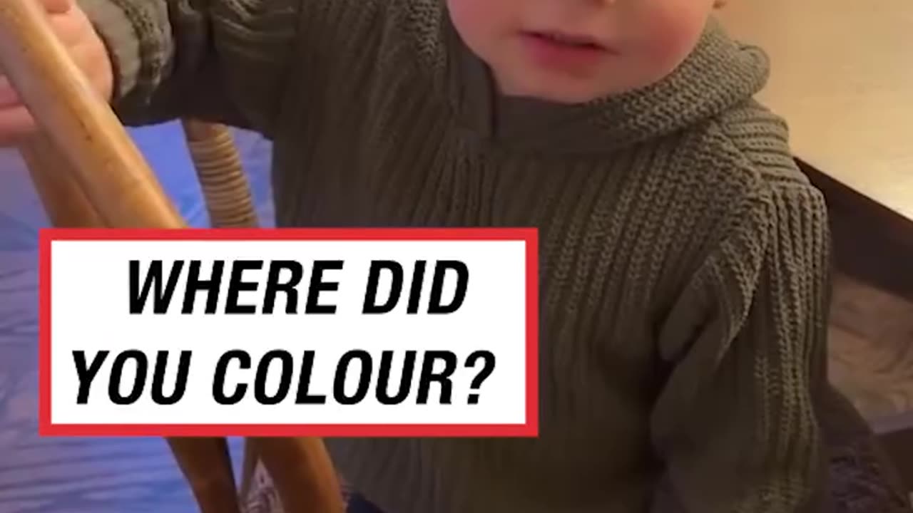 Toddler Turns White Sofa Into Art Canvas 💀🤦‍♀️