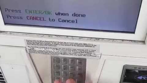 Press 1785 at a gas pump, you can set a maximum amount of gas you want to pay for