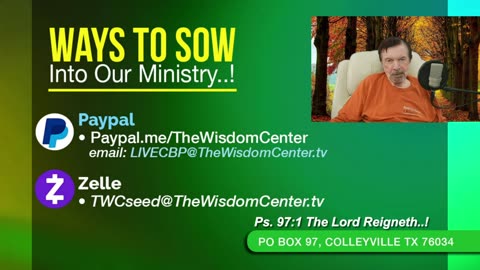 Fri. Sept. 12th - The Wisdom World of Mike Murdock...!!!