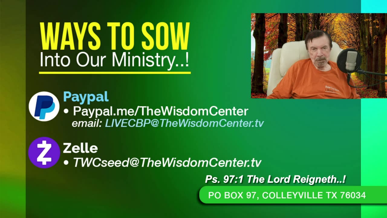 Fri. Sept. 12th - The Wisdom World of Mike Murdock...!!!