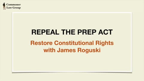Repeal the PREP Act with James Roguski