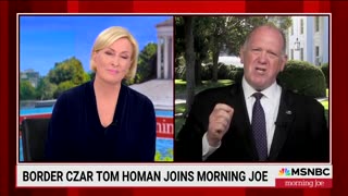 Tom Homan Leaves Mika Brzezinski Stammering As He Sets Record Straight On ICE Raids