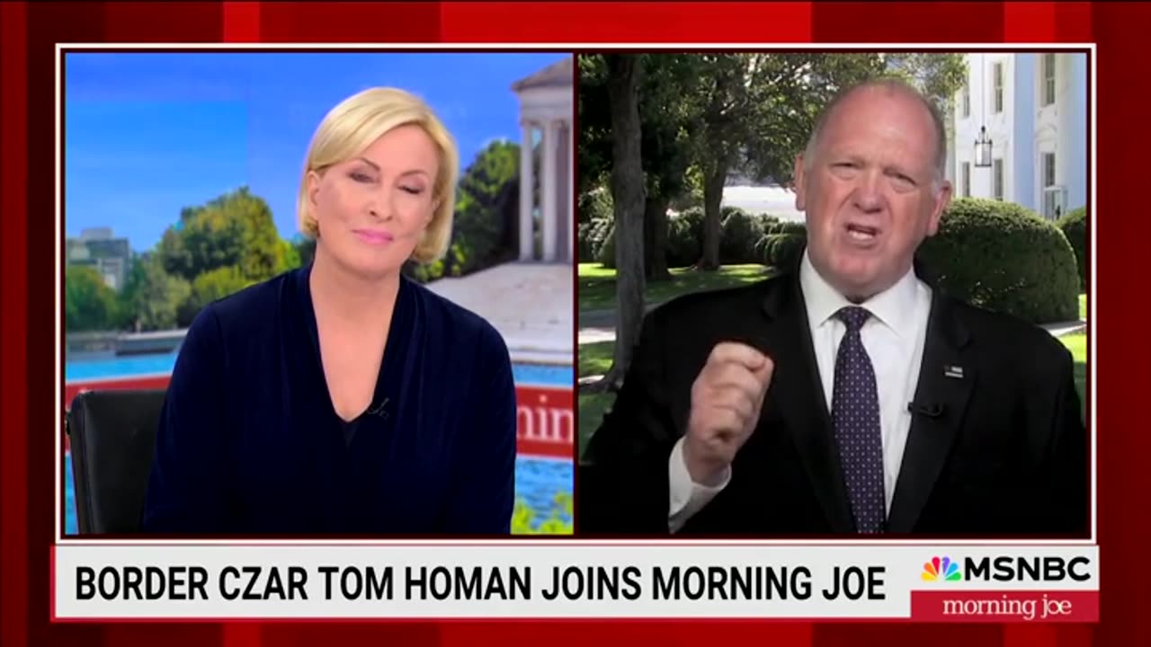 Tom Homan Leaves Mika Brzezinski Stammering As He Sets Record Straight On ICE Raids