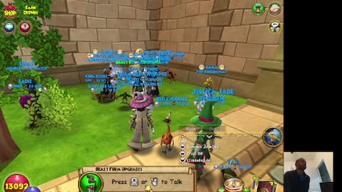 Wizard101 with a tough decision with todays preset controls and allot of beastmoon