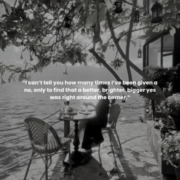 I can’t tell you how many times I’ve been given a no, only to find that a better, brighter, ...