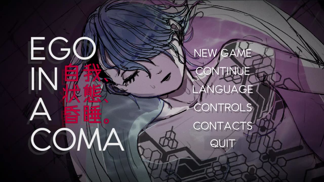 Ego In A Coma (自我、状態、昏睡。) - Playthrough Longplay Anime Adult Hack n slash Platform Disturbing Futuristic