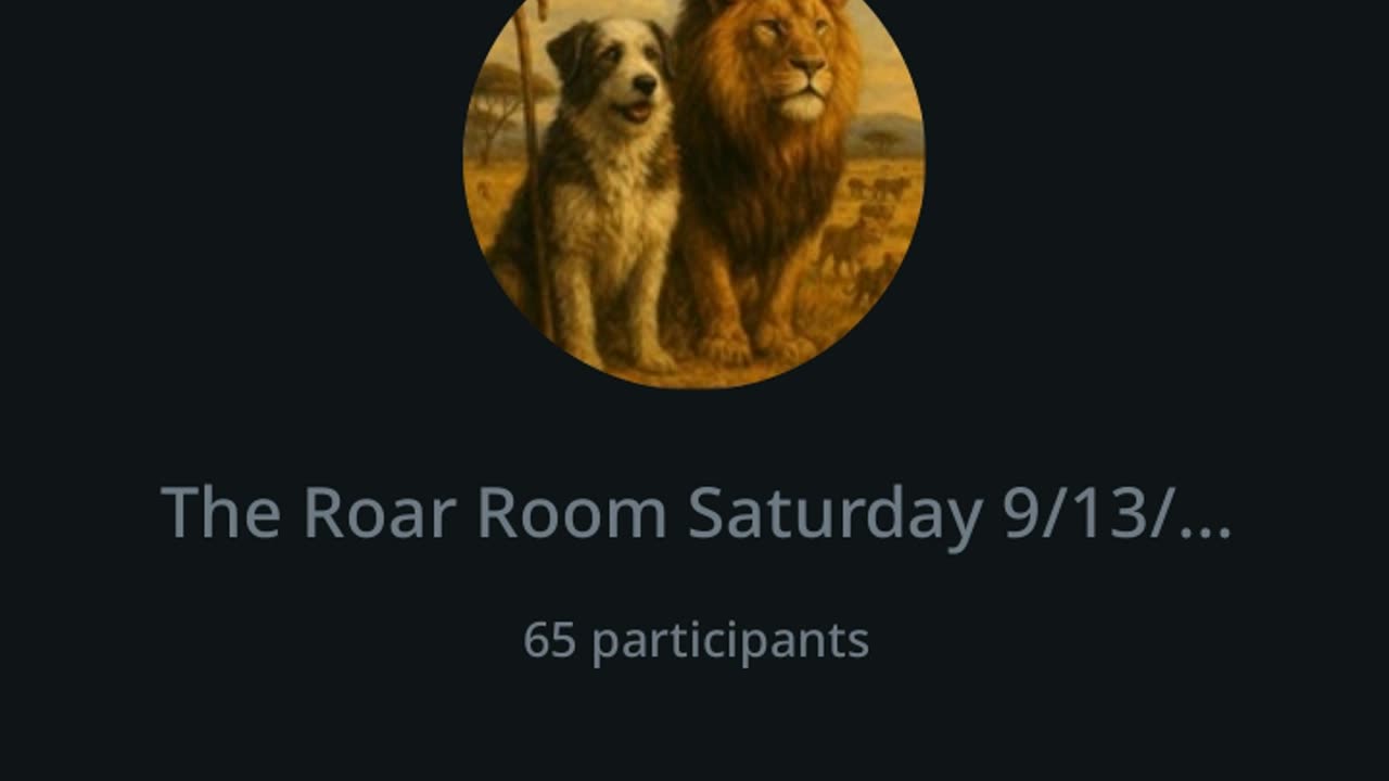 The Roar Room Telegram Chat 9/13/25